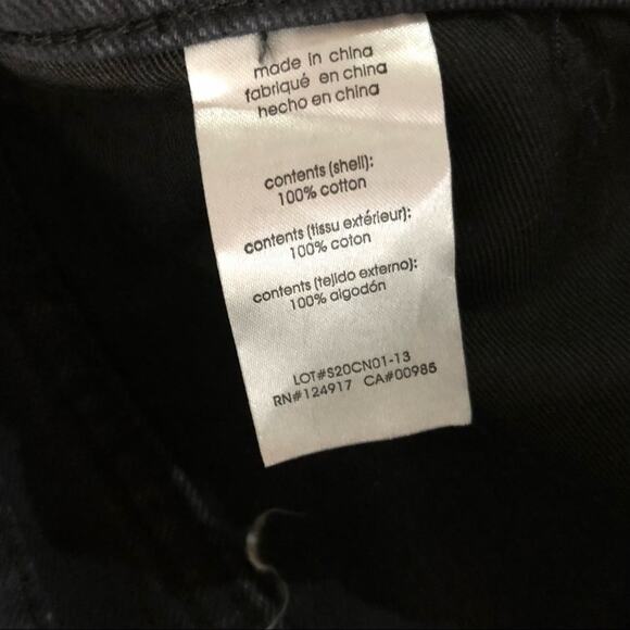 We Wore What Danielle high rise button fly jeans black - 24 - Picture 10 of 11